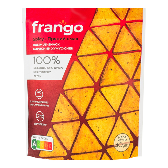 Снек хумус пряний смак Frango 40г