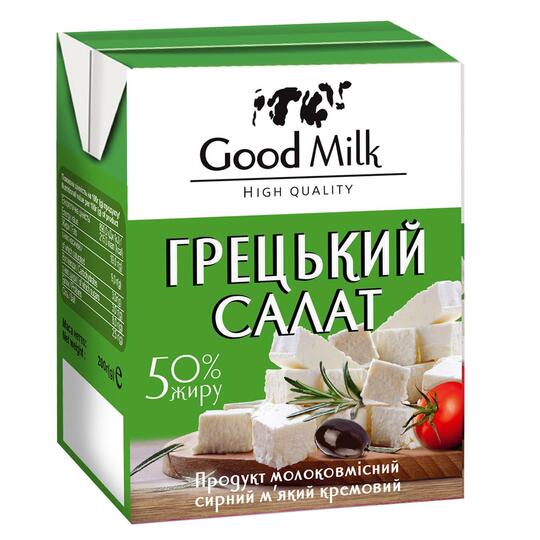 Продукт сирн.50%Гр.сал.GoodMilk tet.200г