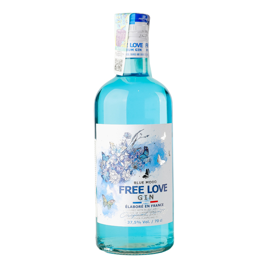 Джин Free Love Blue Mood 37,5% 0,7л