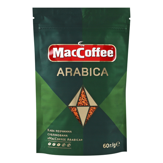 Кава розчинна Arabica MacCoffee д/п 60г