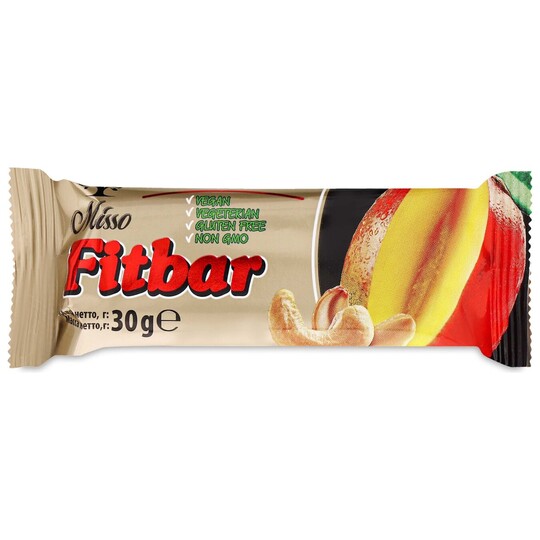 Батончик fitbar манго+кеш'ю Misso 30г