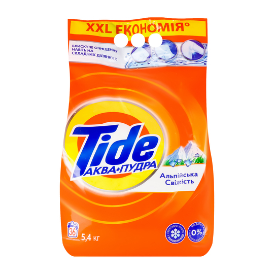 Порошок пр. авт. Tide альп. свіж. 5,4кг