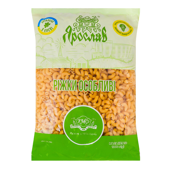 Макарони ріжки особливі КМФ 1кг м/у