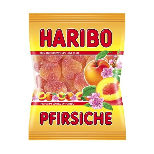 Цукерки жув.персик Haribo 100г