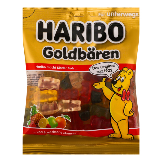 Цукерки жув. Золоті ведмеді Haribo 100г