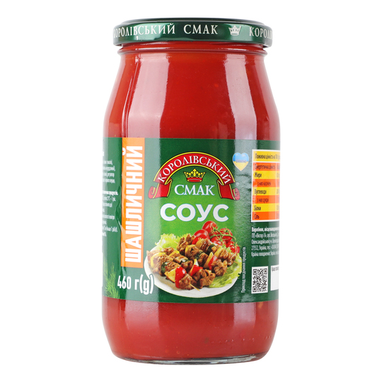 Соус Шашличний скло банка 460г