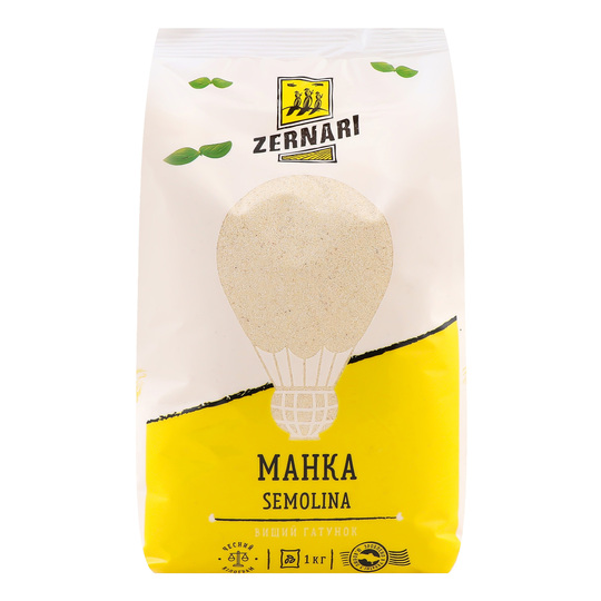 Крупа манна Zernari 1кг