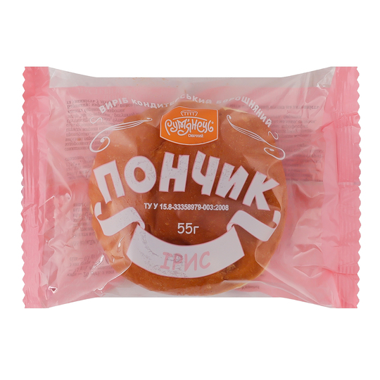Пончик з наповн.Ірис 55г