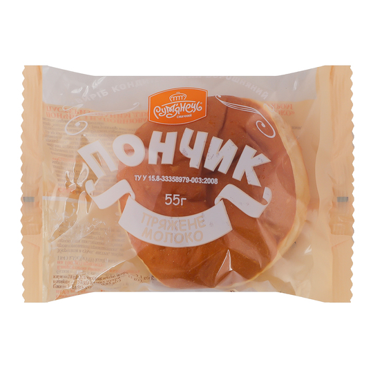 Пончик з наповн.Пряжене молоко 55г