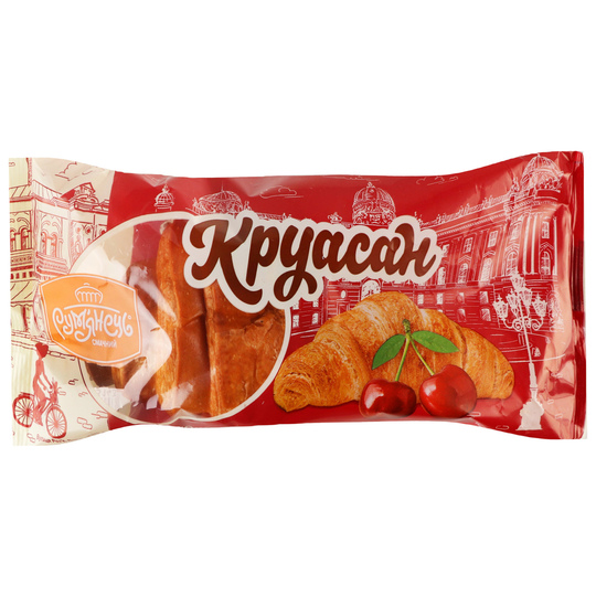 Круасан з напов.вишня Рум'янець 85г
