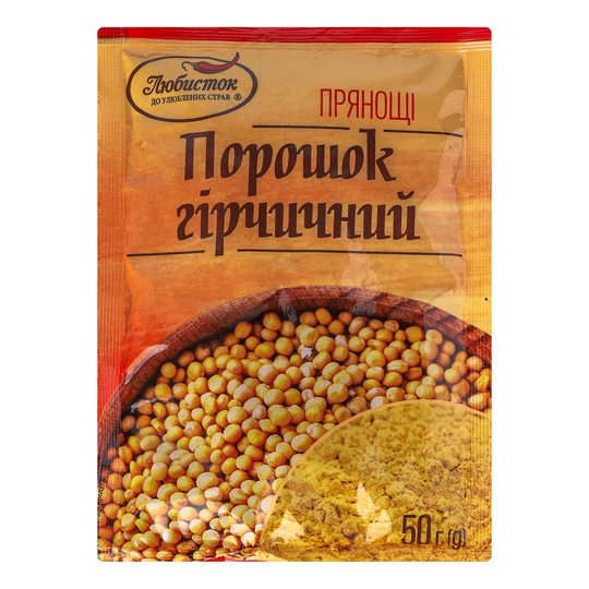 Порошок гірчичний Любисток 50г