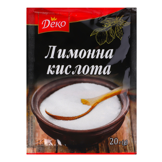 Лимонна кислота Деко 20г