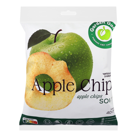 Чипси яблучні з кислинкою GADZ 40г
