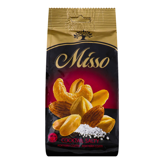 Асорті солоних горіхів Misso 125г