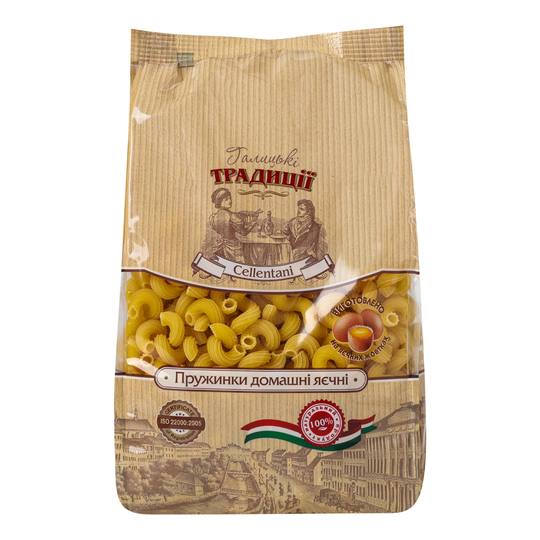Макарони яєчні пружинка ГТ 400г