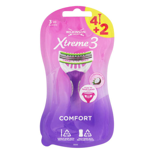 Бритва WS Xtreme3 Comfort 4+2шт