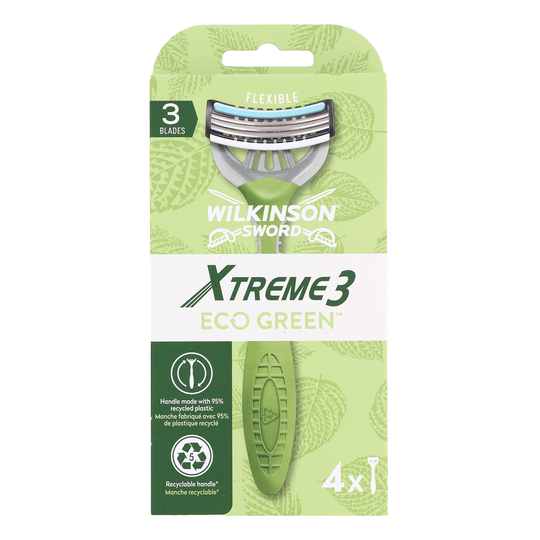 Бритва WS Xtreme3 Sens. Eco Green 4шт