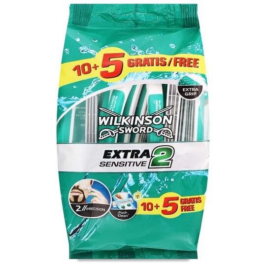 Бритва WS Extra2 Sensitive 10+5шт