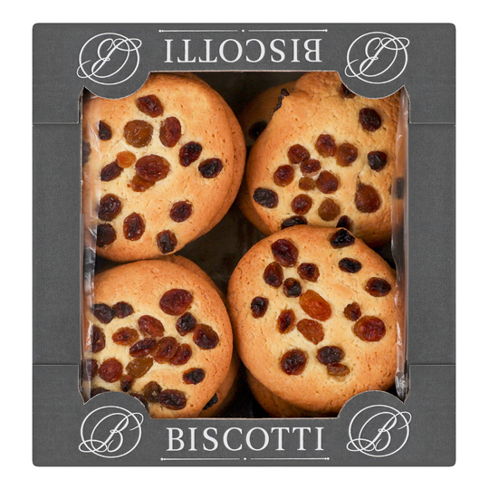 Печиво американ.родзнки BISCOTTI 400г