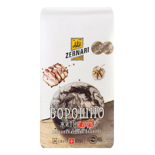 Борошно житнє обдирне Zernari 1,8кг