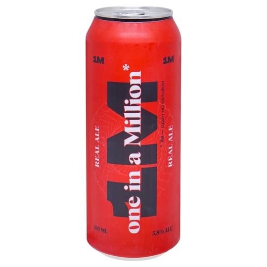 Пиво св.1М Real Ale 0,5л з/б