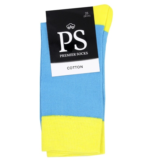Шкарпетки ч.клас.Патр.P.S р.25 син+жов.