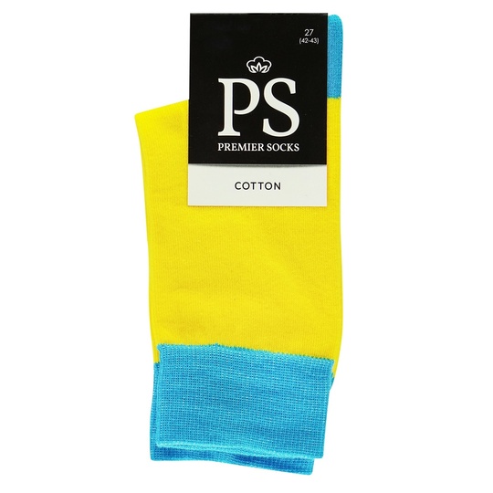 Шкарпетки ч.клас.Патр.P.S р.27 син+жов.