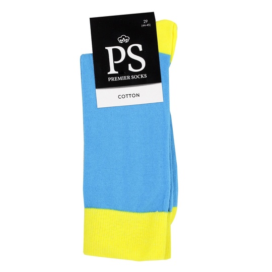 Шкарпетки ч.клас.Патр.P.S р.29 син+жов.