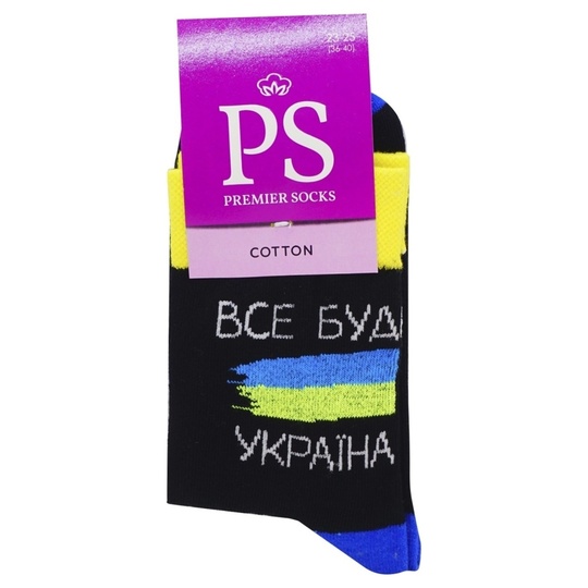 Шкарпетки ж.клас.Патр.P.S р.23-25 з нап.