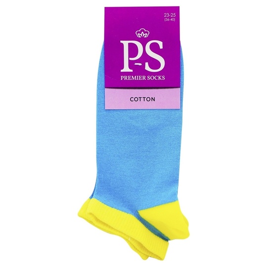 Шкарпетки ж.кор.Патр.P.S р.23-25 син+жов