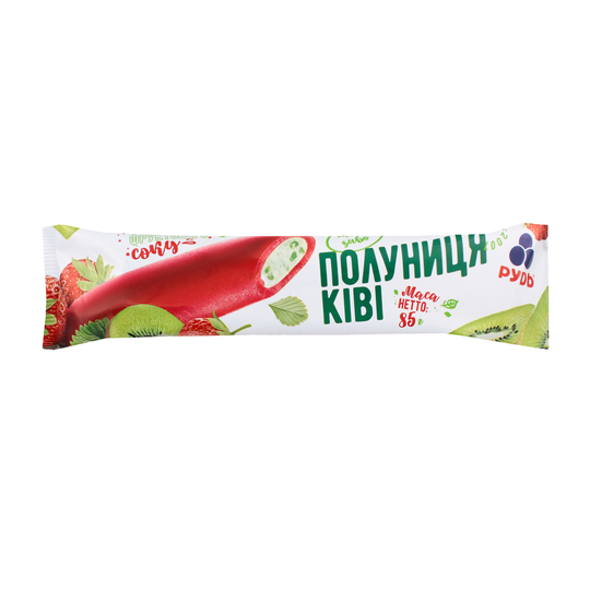 Морозиво ескімо Полуниця-ківі Рудь 85г