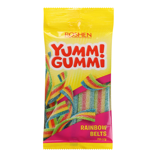 Цукерки желейні Yummi G. Sour Belts 70г