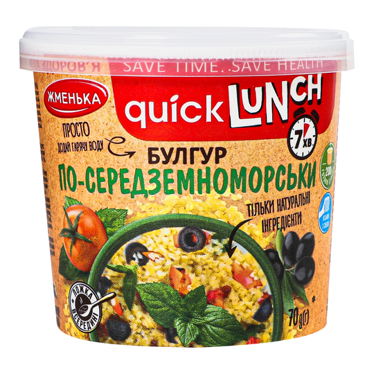 Булгур по-середз. QuickLunch Жменька 70г