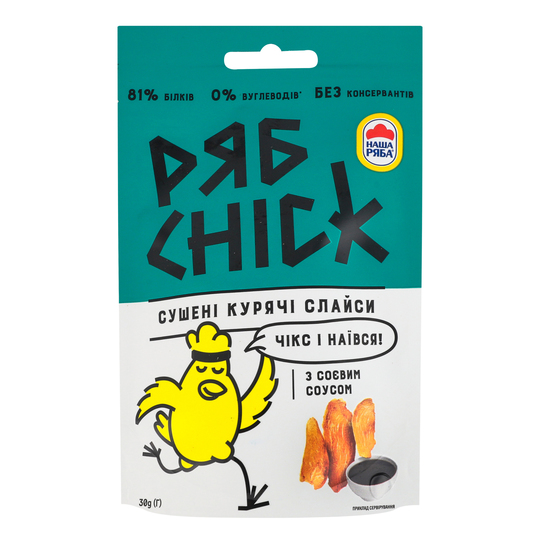 Філе кур. суш. соєвий соус Рябчик 30г