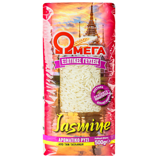 Рис довгий Жасмін Omega 500г
