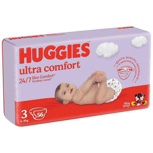 Підгузники Huggies UC Unisex (3) 56шт