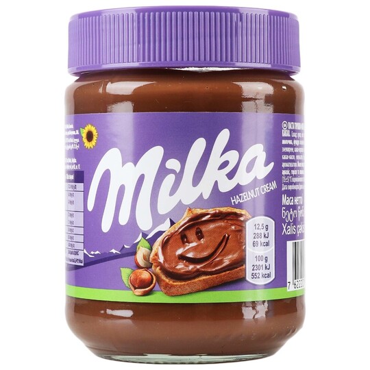 Паста горіх.фундук з дод.какао Milka350г