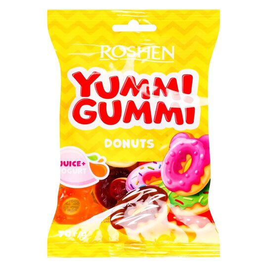 Цукерки желейні Yum.Gum.Donuts Рошен 70г