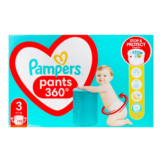 Підгузники-тр. Pampers Pants Midi 128шт