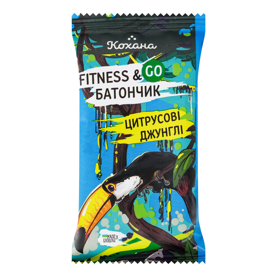 Батончик цитрусові джунглі Кохана 40г