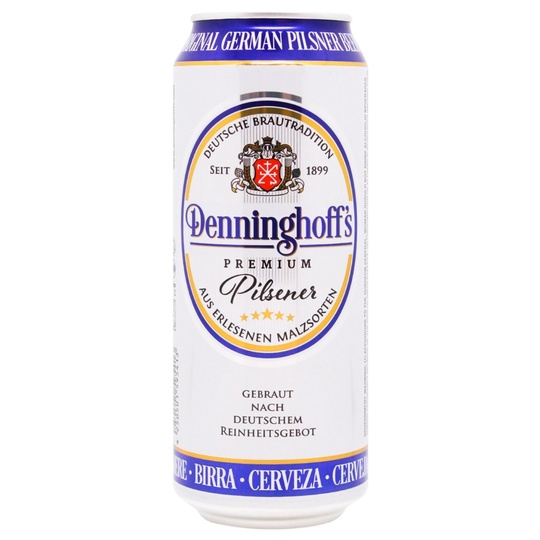 Пиво св.Denninghoff's Pils 4,9% 0,5л з/б