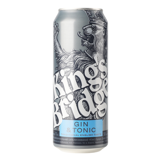 Напій с/а Kings Bridge Джин 0,5л 7% з/б