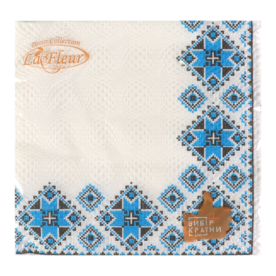 Серветка дек.2ш.33х33LaFleur Виш.бл.16шт