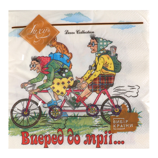 Серветка дек.3ш.33х33 Luxy Вп.до мр.18шт