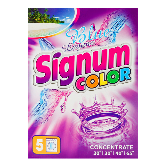 Порошок д/прання авт. Signum Color 400г