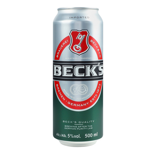 Пиво св.Beck‘s 5% 0,5л з/б