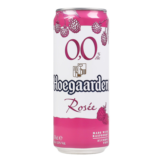 Пиво сп.б/а Hoegaarden Rosee0% 0,33л з/б