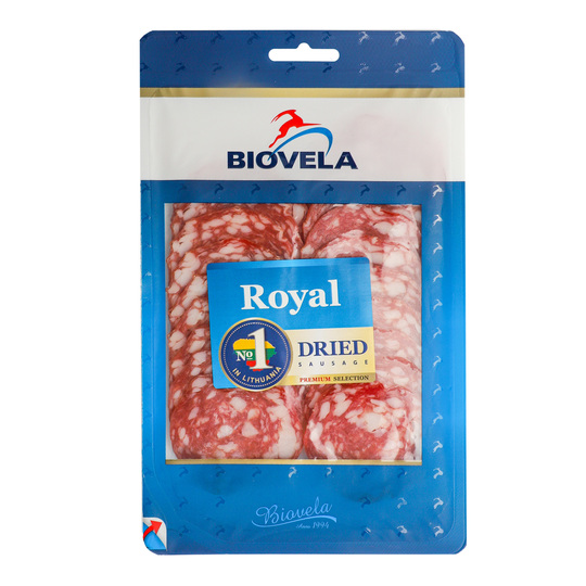 Ковбаса Royal с/в Biovela нарiзка 90г