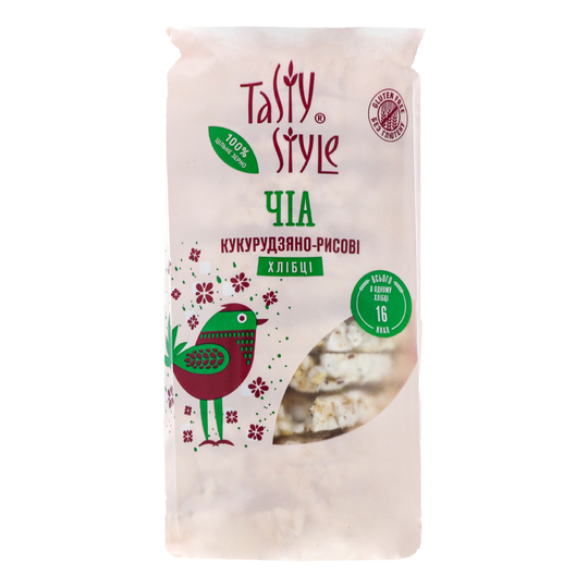 Хлібці б/глют.кук.-рис./чіа TS 100г