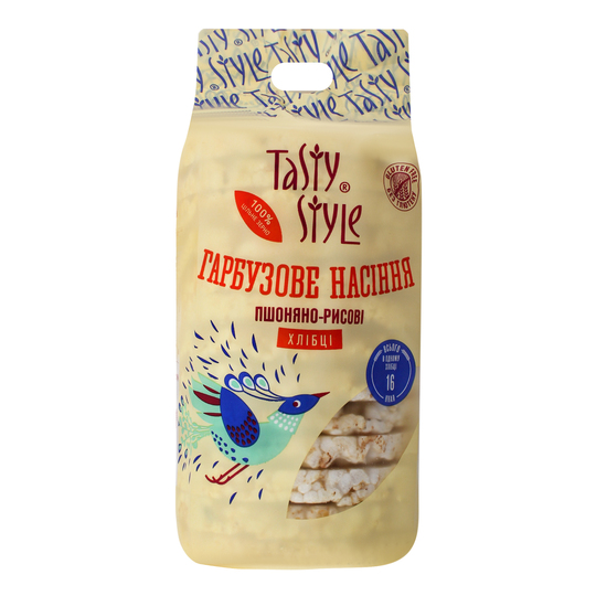 Хлібці б/гл.пш.-рис./гарбуз.нас.TS 100г